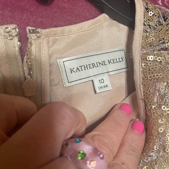 Gold Sequin Cocktail Dress - Picture 4 of 4